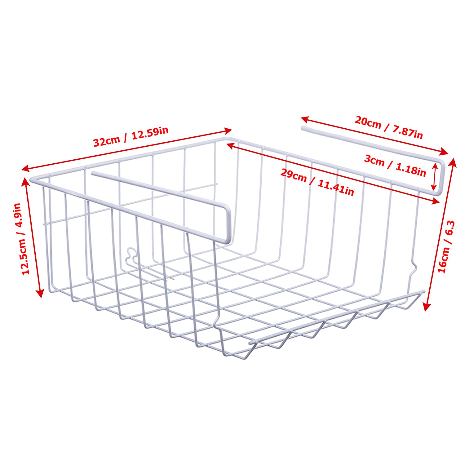 ASTOTSELL wire storage basket for versatile kitchen organization on shelves