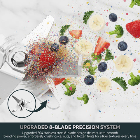 Astralship Sharper Blades Stainless—durable design for creamier textures.