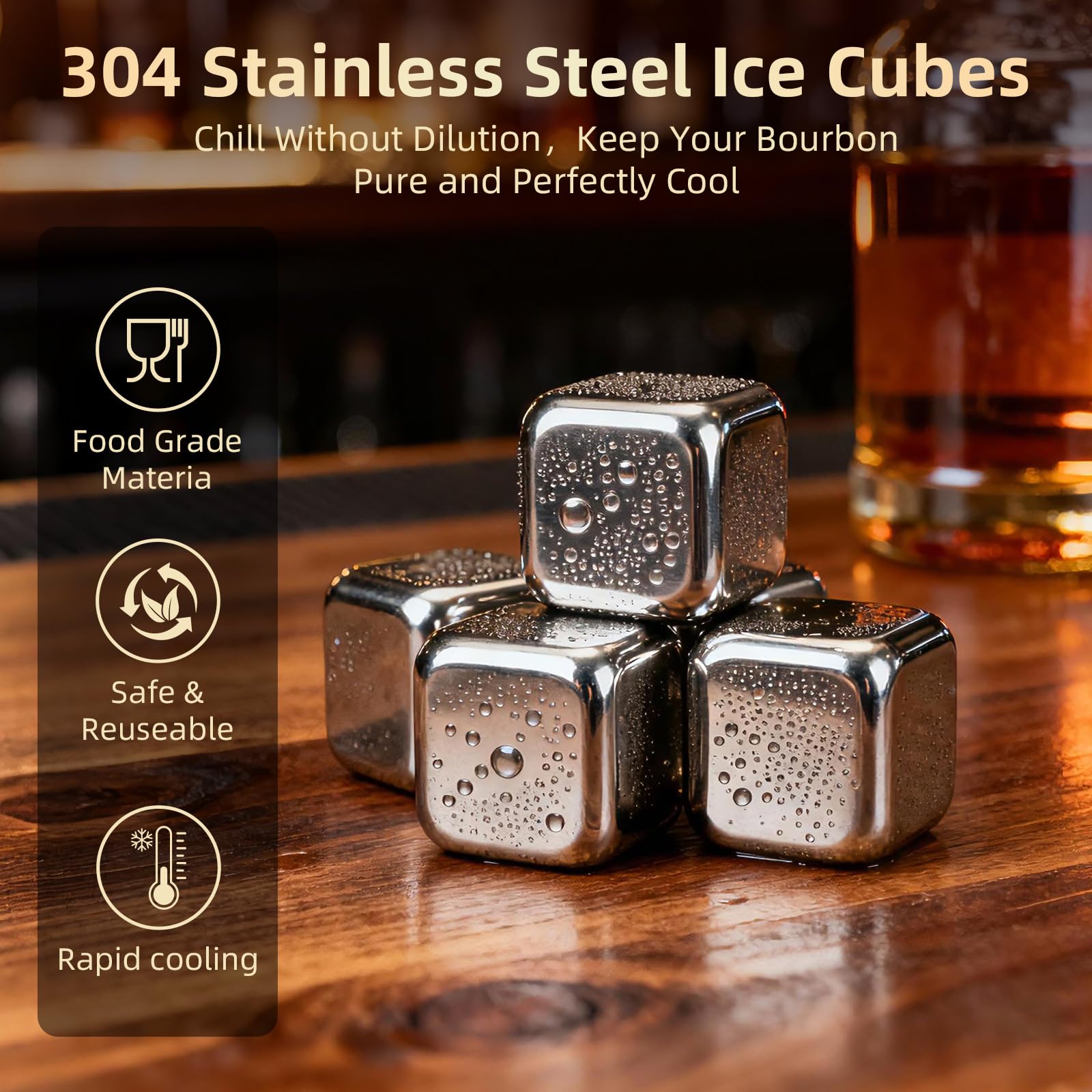 Astratos tongs velvet bag and leather coasters included for a complete gift set.