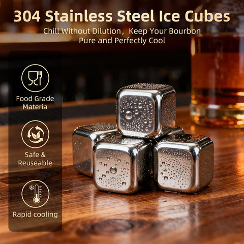 Astratos tongs velvet bag and leather coasters included for a complete gift set.