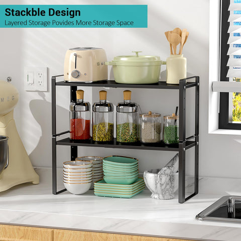 Astrorhine pantry shelf keeps items accessible and organized on demand
