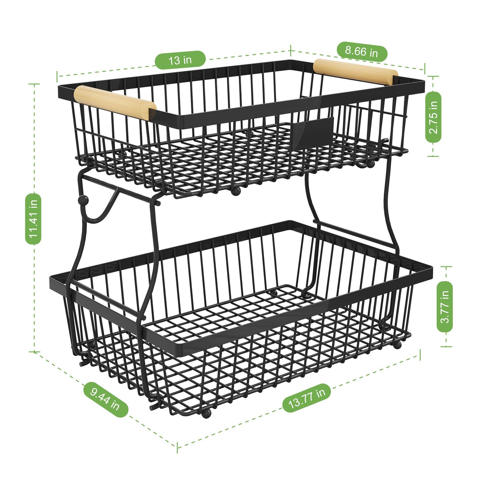 Astrorhine wooden handle detail showcases sturdy craftsmanship and easy handling.