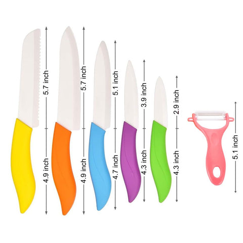 Astylway 3-inch ceramic paring knife for precise fruit and vegetable prep.