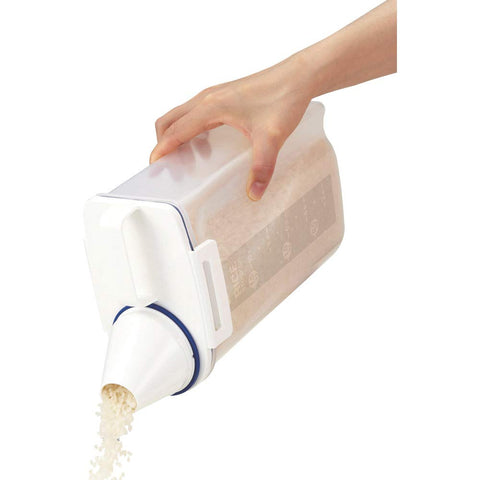Asvel 7509 clear plastic bin lets you see contents at a glance.