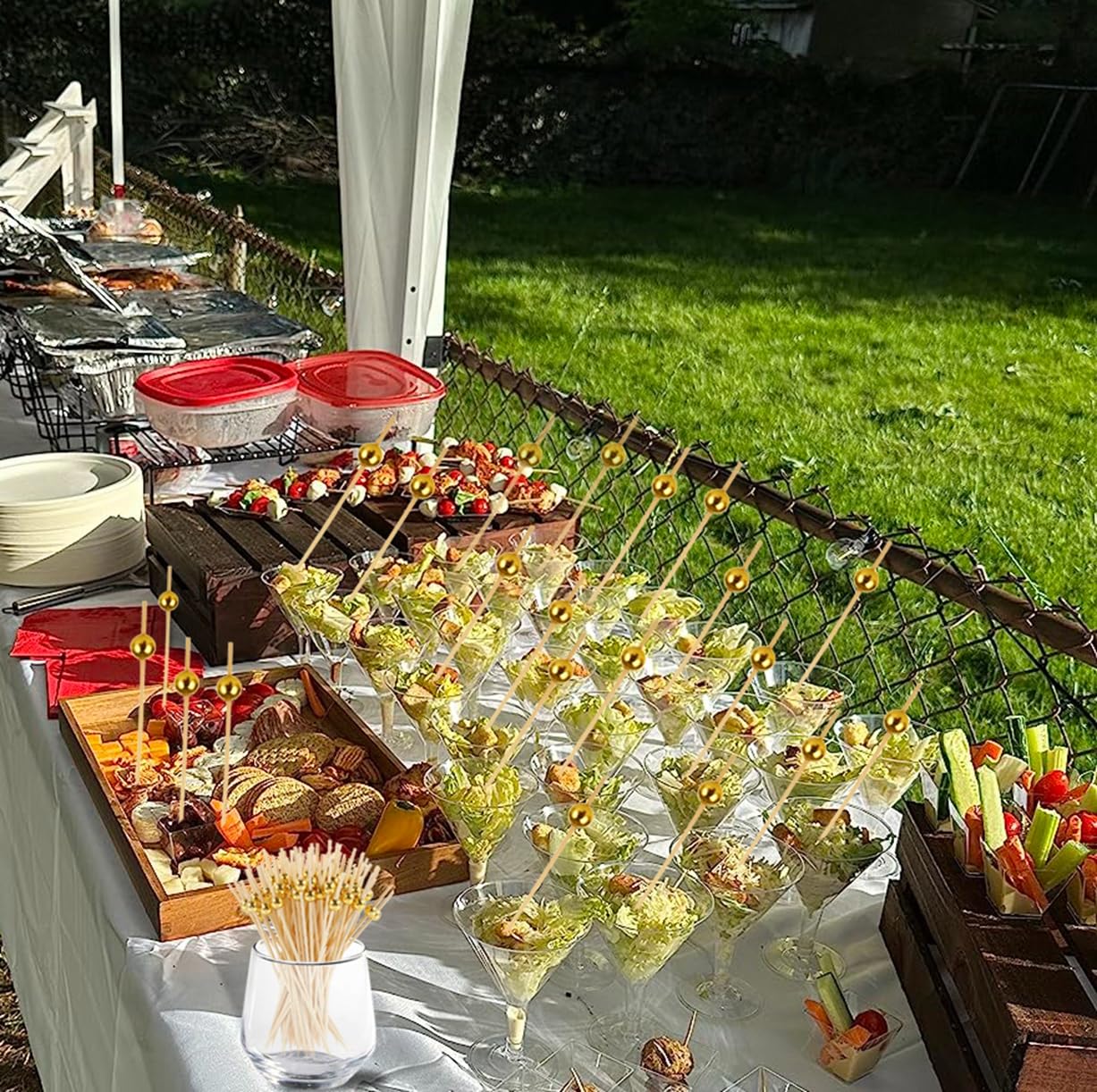 Asxtexz outdoor-friendly glassware for poolside or garden parties.