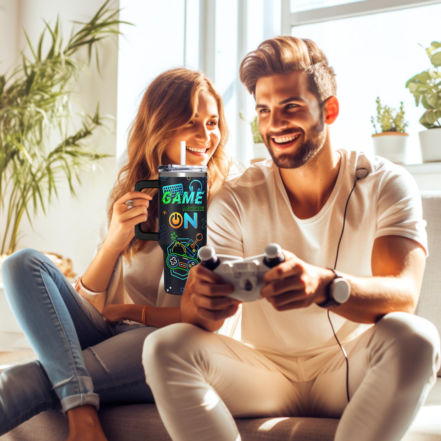 AT2Z GLOBAL cup-holder friendly tumbler fits most car holders.