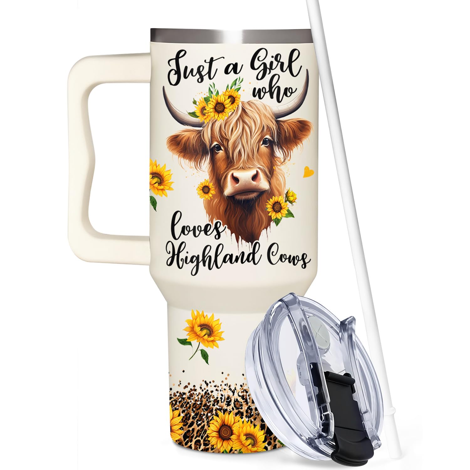 AT2Z GLOBAL farm themed gift tumbler suitable for cow lovers