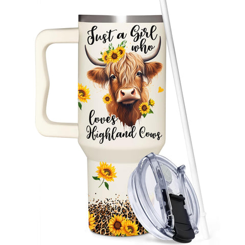 AT2Z GLOBAL farm themed gift tumbler suitable for cow lovers