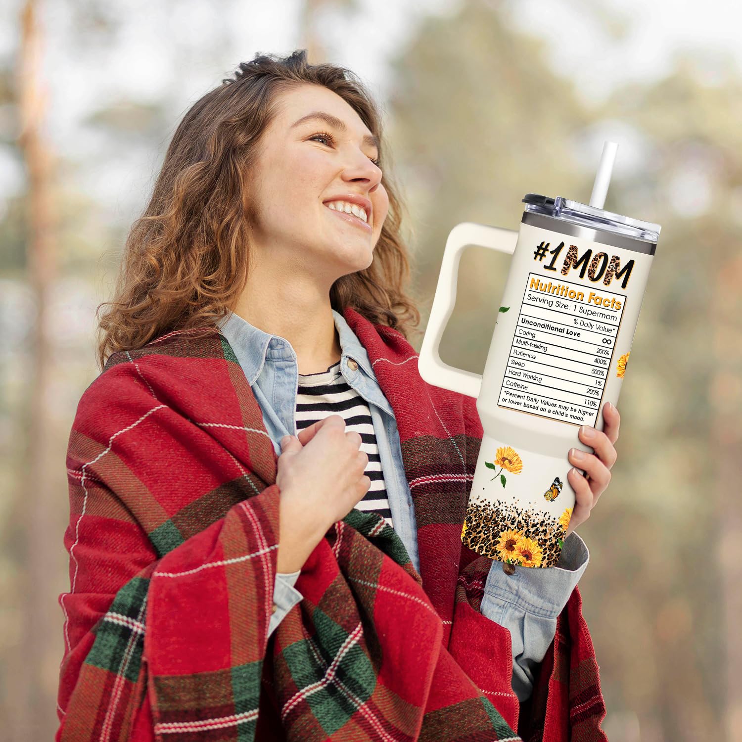 AT2Z GLOBAL Gift-ready 40oz tumbler for thoughtful mom gifts.