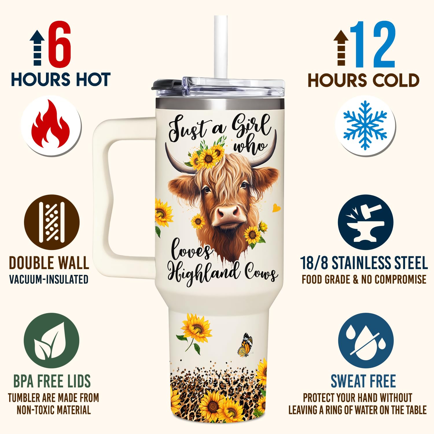 AT2Z GLOBAL sweat-proof tumbler for confident on the go sipping