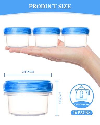 Atecare microwave-safe dressing containers with lid removed for reheating
