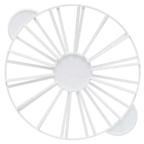 Ateco 1328 cake portion marker top view showing even 14 or 16 portions