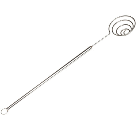 Ateco Spiral Dipping Tool large in use for precise dipping in a professional kitchen