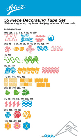 Ateco standard coupler enabling quick tip changes for versatile decorating