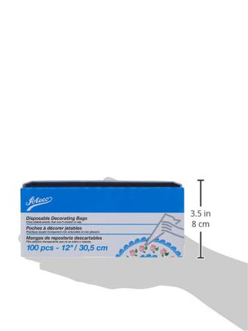 Ateco bags with wide openings simplify filling and tip switching.