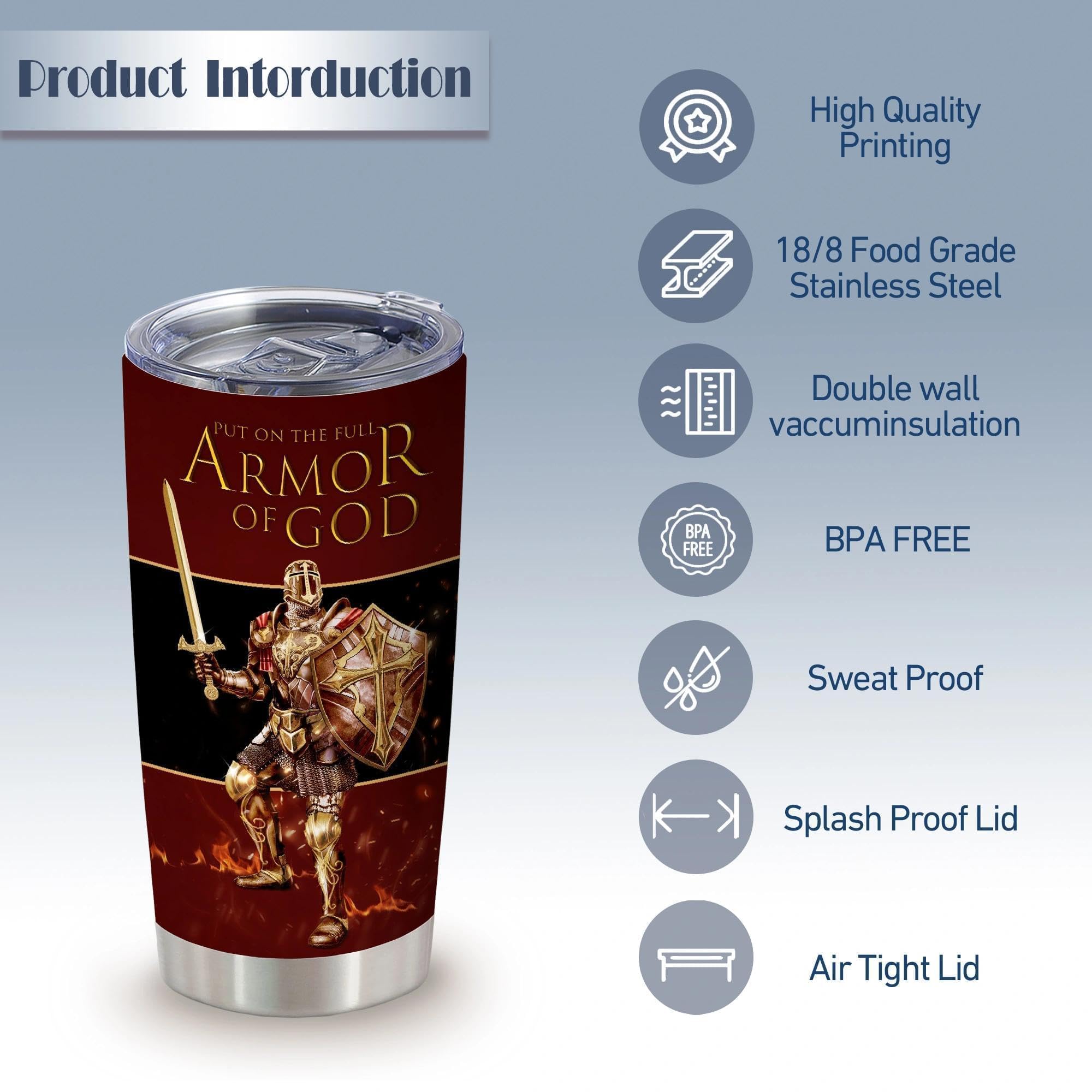 ATHAND 18/8 stainless steel tumbler emphasizes durability for church gatherings