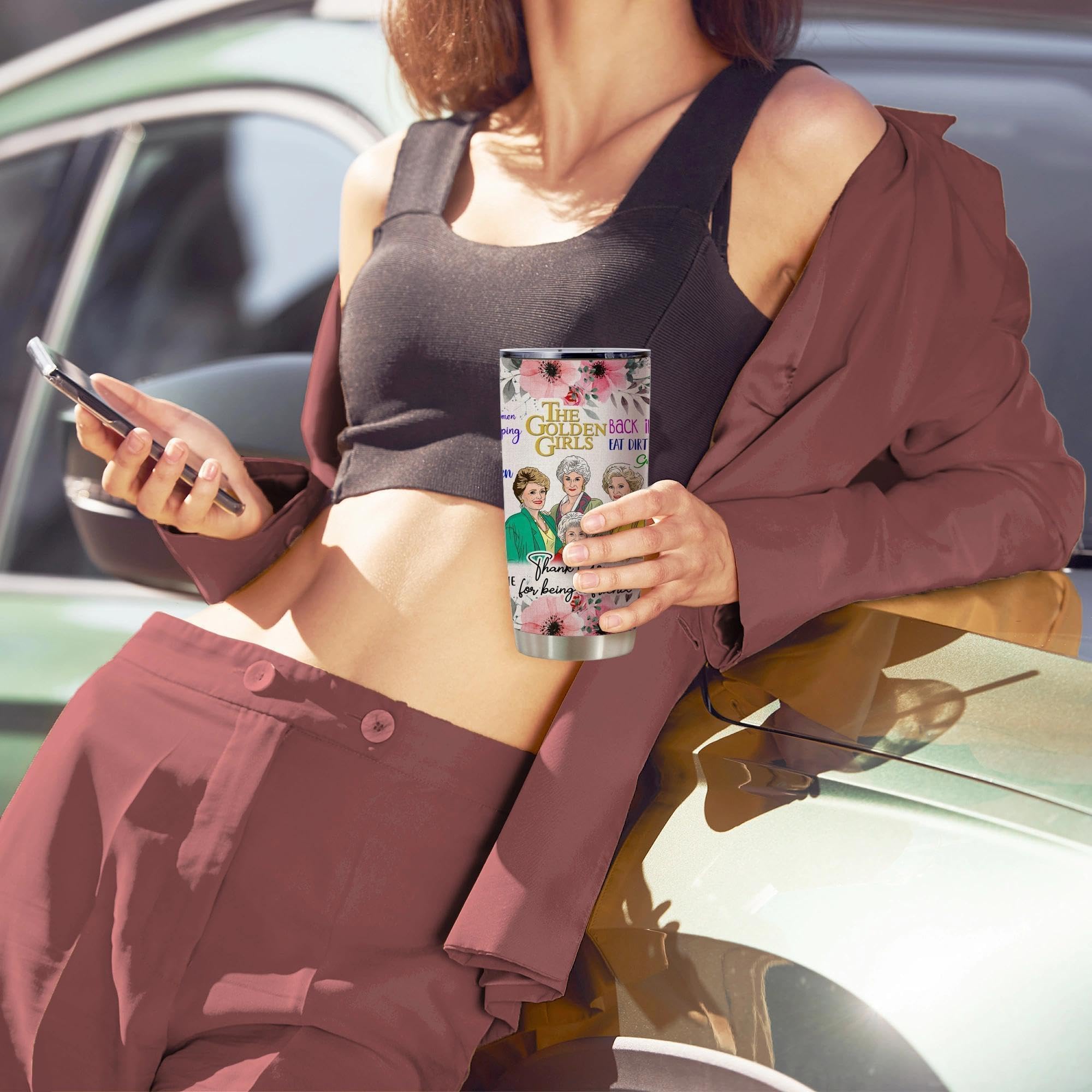 Gift-ready tumbler adds personality to home, office, or parties.
