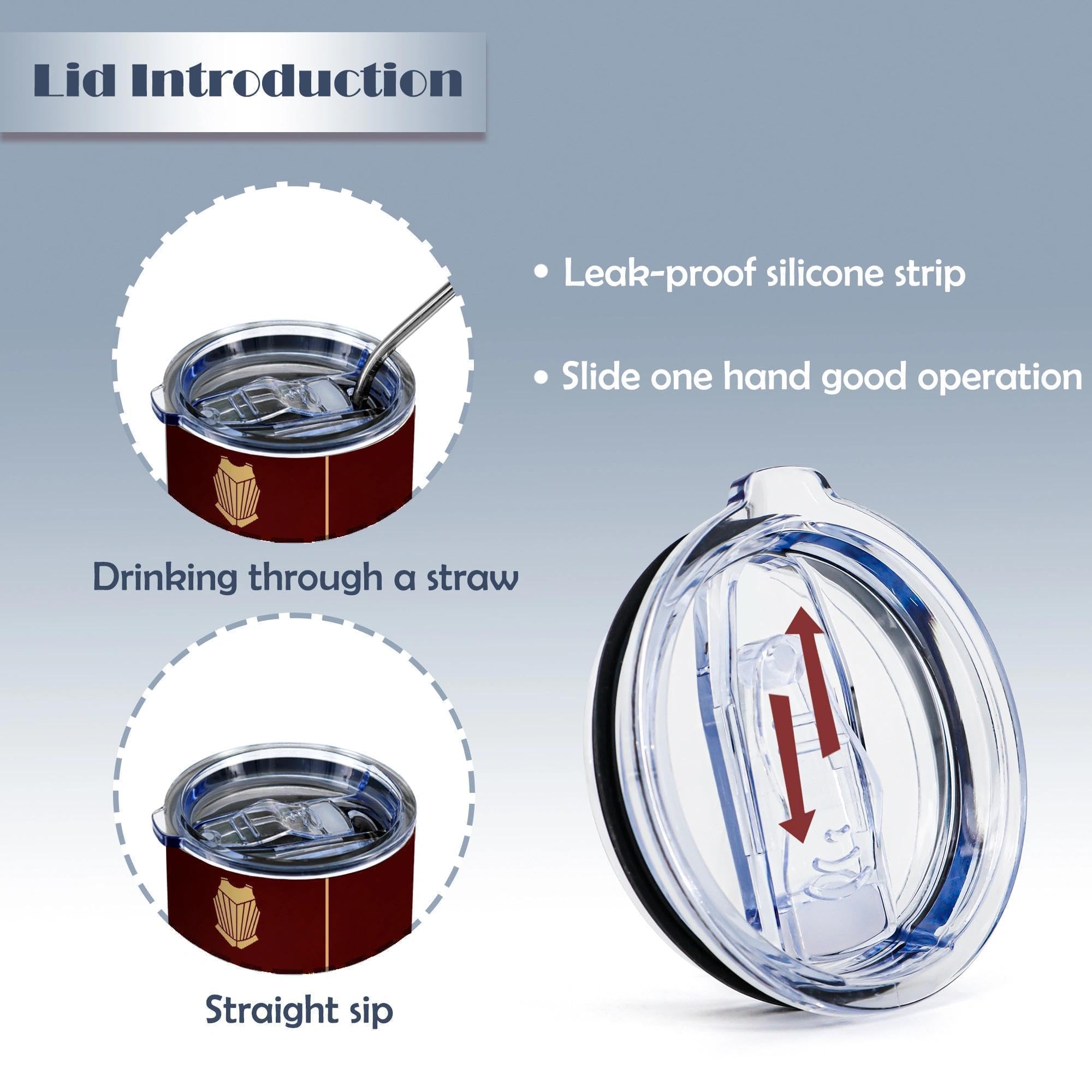 ATHAND sliding lid prevents spills during travel for peace of mind