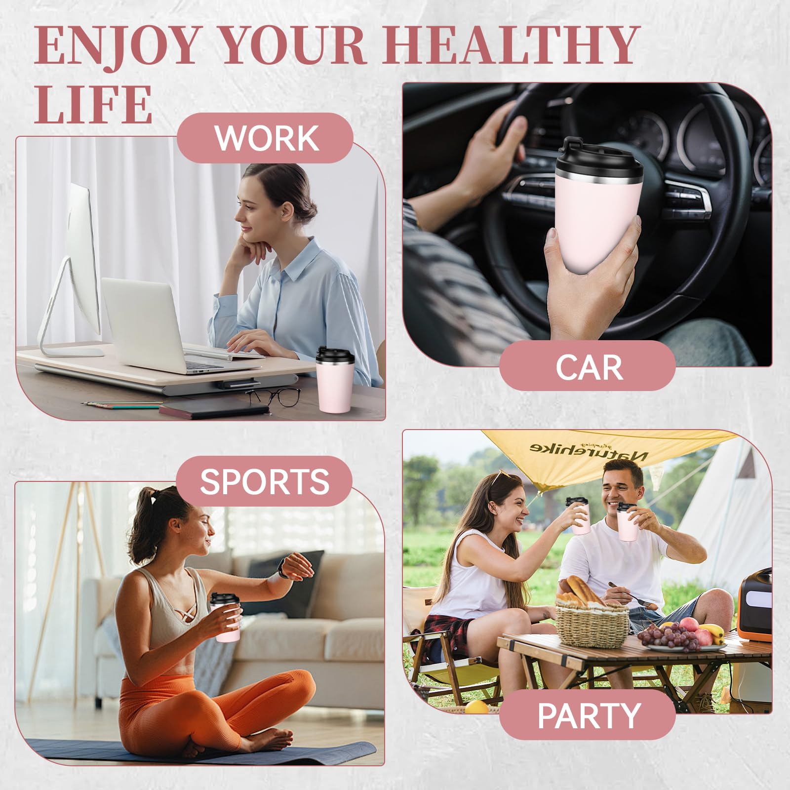 ATIKZHE easy-clean ceramic interior simplifies maintenance and removes odors.