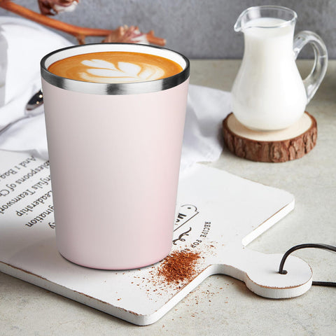 ATIKZHE outdoor-friendly coffee mug ideal for camping and travel.