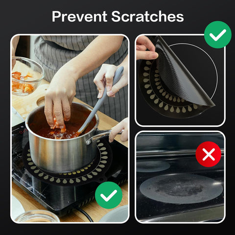 Atlmainx protector keeps cooktop surface scratch-free and easy to wipe