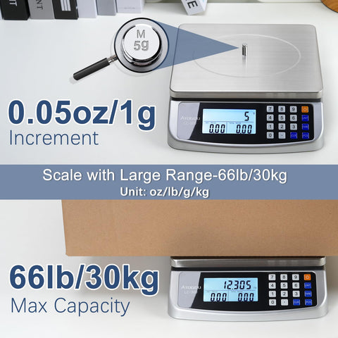 Atogou LC300 digital display viewed from any angle for easy reading.