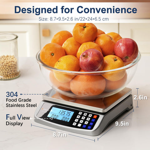 Atogou LC300 pricing and counting modes speed up cost and part checks.