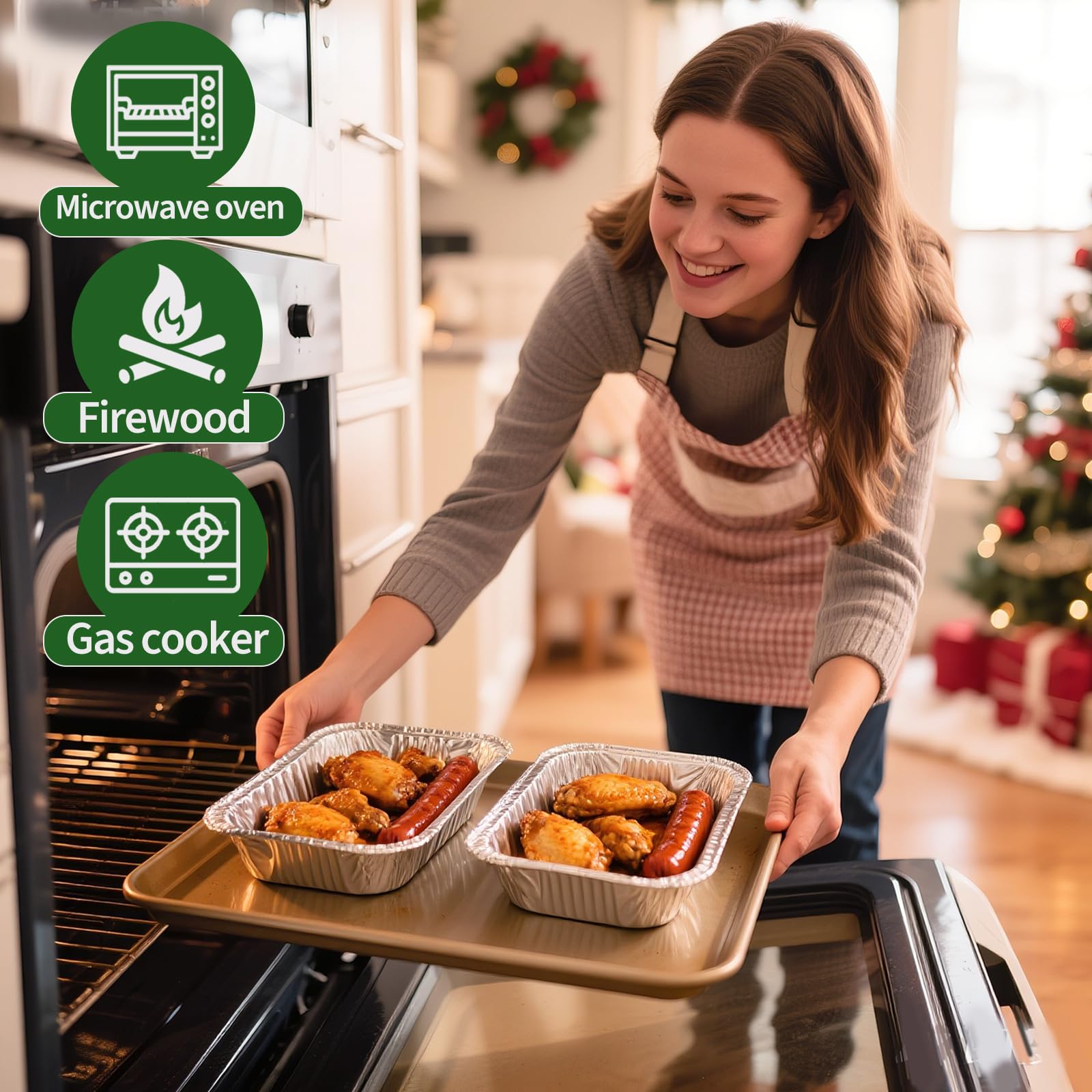 Atonofun Reindeer design tin for easy serving at parties.