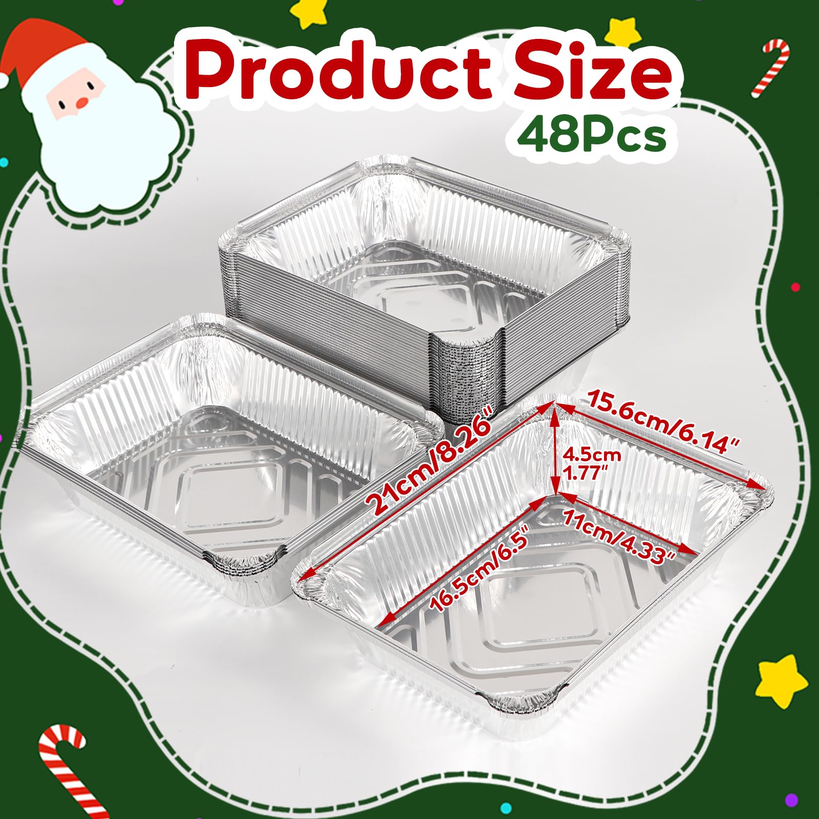 Atonofun Snowman design foil container ideal for festive leftovers after dinner.