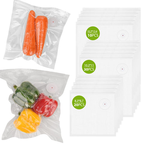 Atosun 60-pack vacuum sealer bags ready for long-term storage