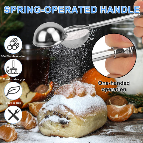 ATPWONZ flour sifter with fine mesh for smooth batters.
