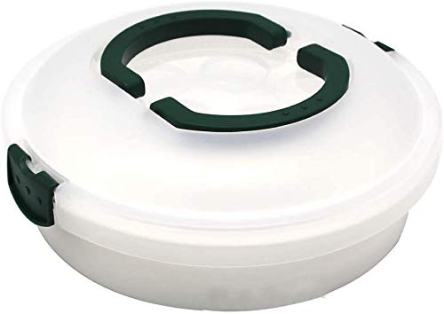 ATRDTO 10inch pie carrier-lid shows secure transport for pies and baked treats.