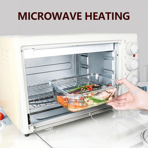 ATRDTO dishwasher-safe glass containers on top rack for easy cleaning.