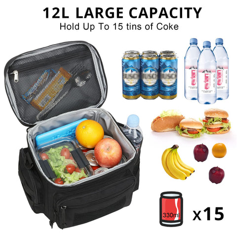 ATRIPACK lunch box molle-webbing-side enables attachment of gear.