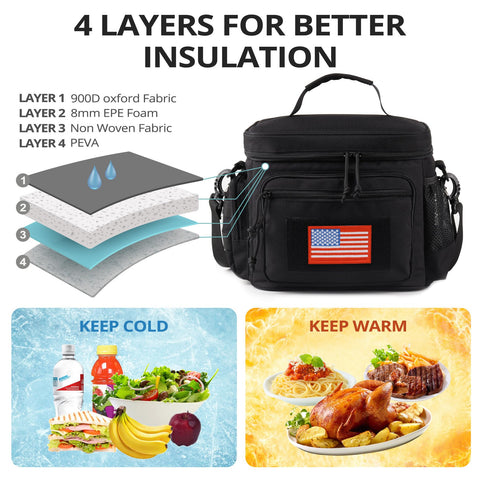 ATRIPACK lunch box patch-area-front allows personalization and quick identification.