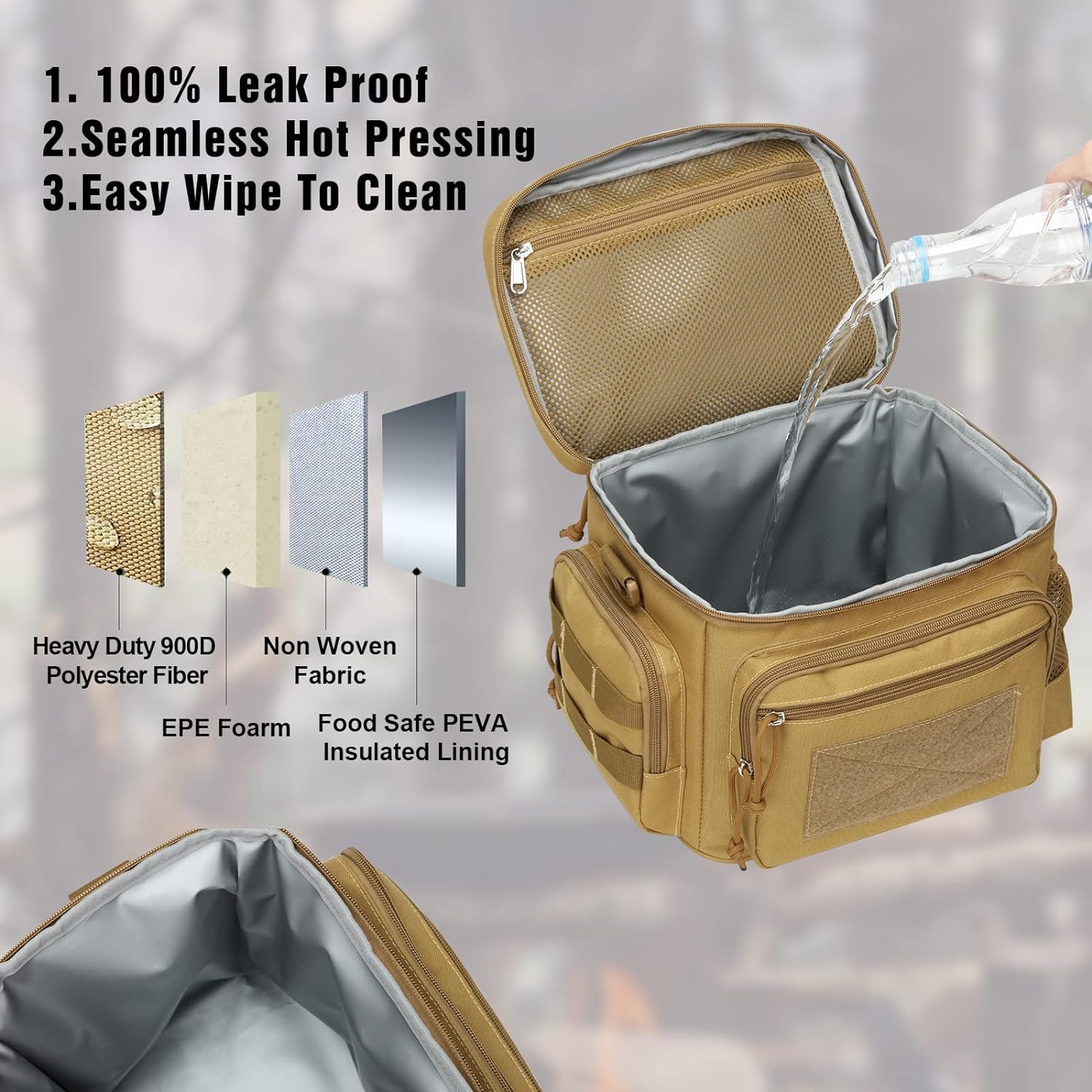 ATRIPACK brown heavy-duty exterior shows durability under tough daily use