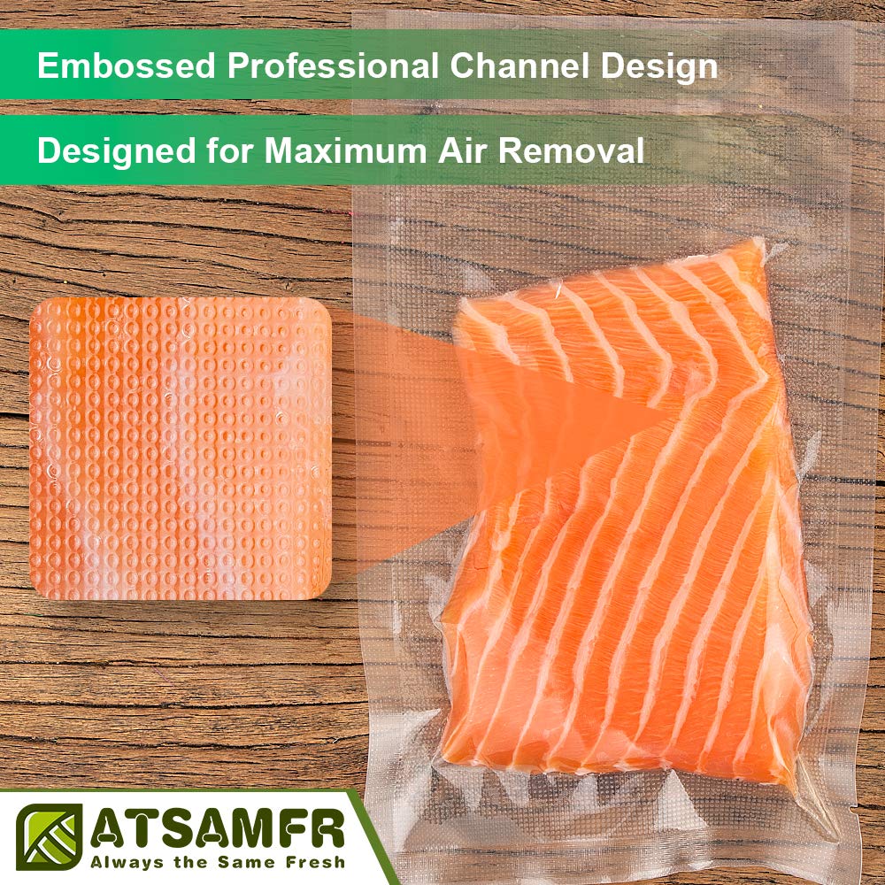 Versatile ATSAMFR bags suited for sous vide, meal prep and bulk purchases.