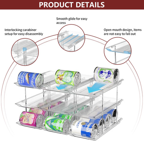 Attelite can organizer shows front ramp for easy access.