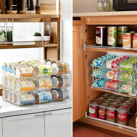 Attelite can organizer shows tool-free assembly and sturdy stability after setup