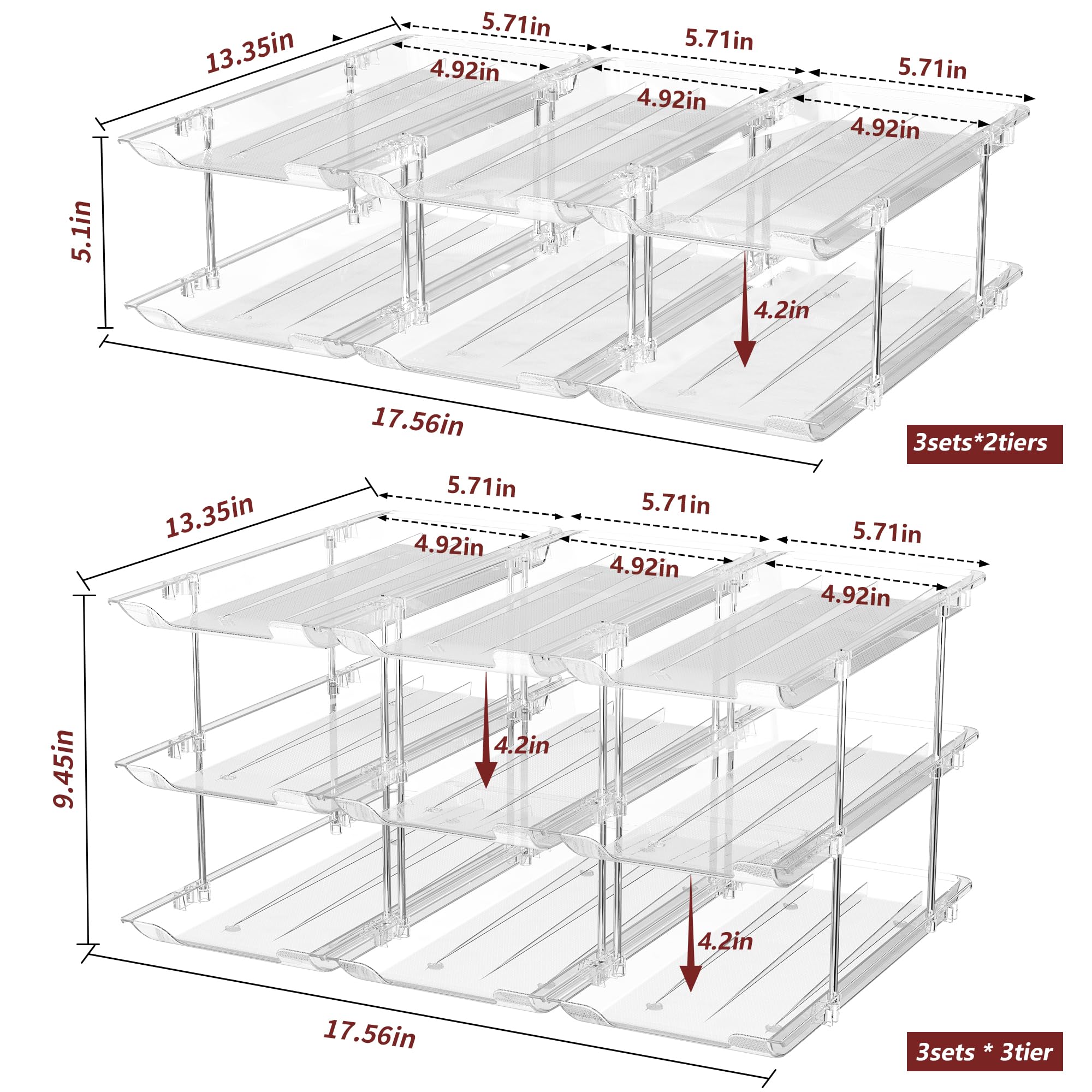 Attelite Can Organizer for Pantry: assembly without tools providing quick, sturdy setup