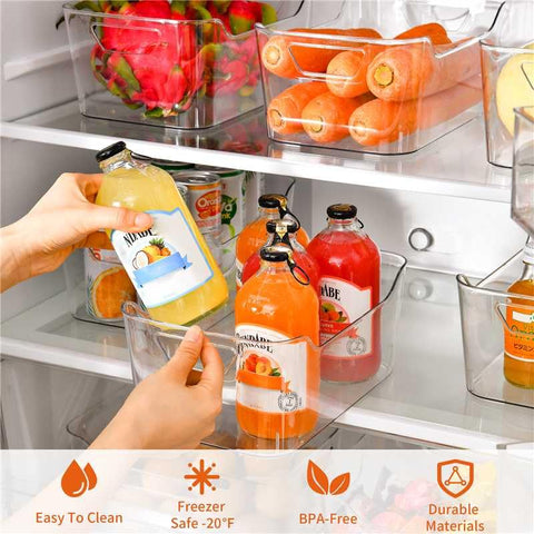 Attelite storage bin under sink helps maximize compact spaces and easy access.