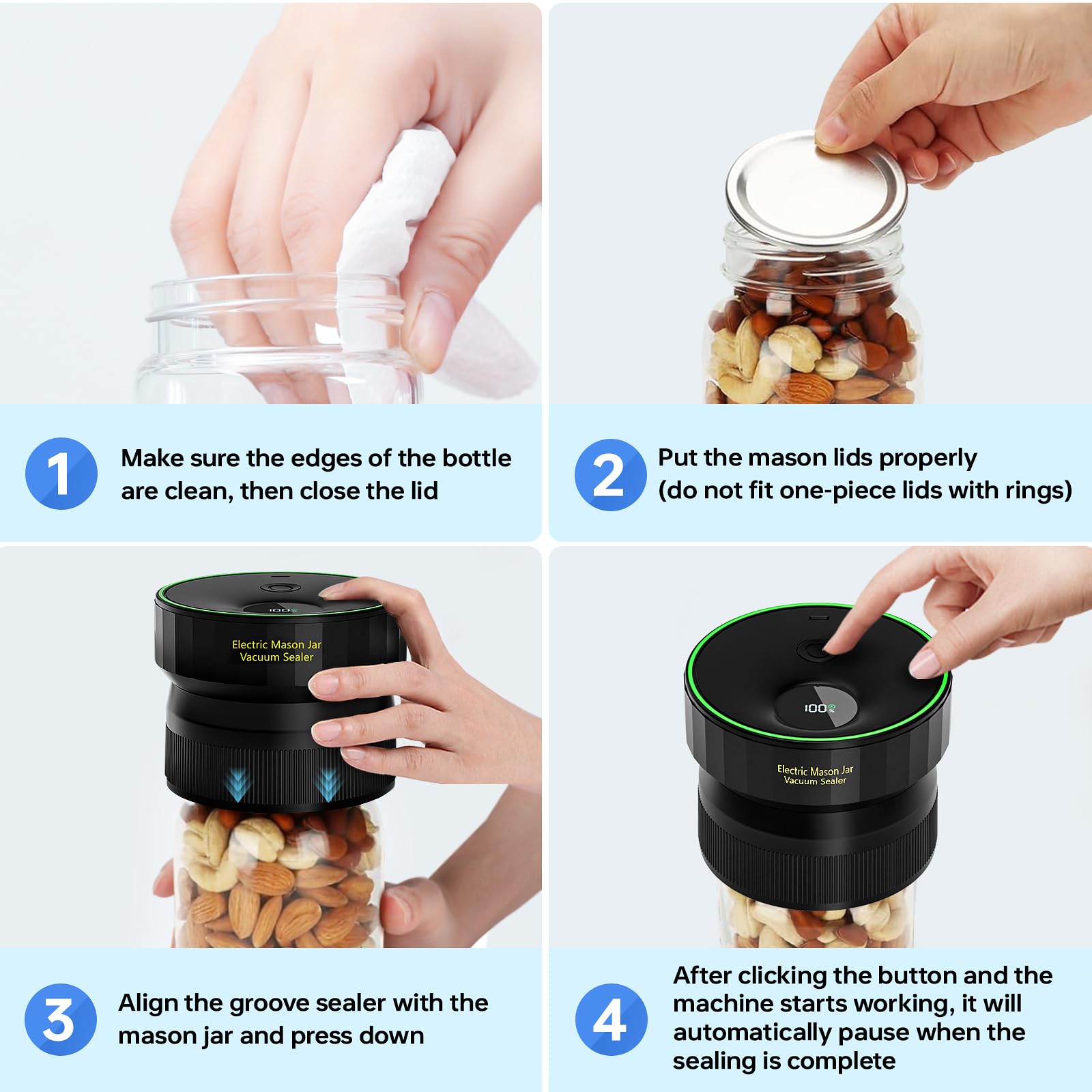 Attikbiz bottle opener included for easy jar access.