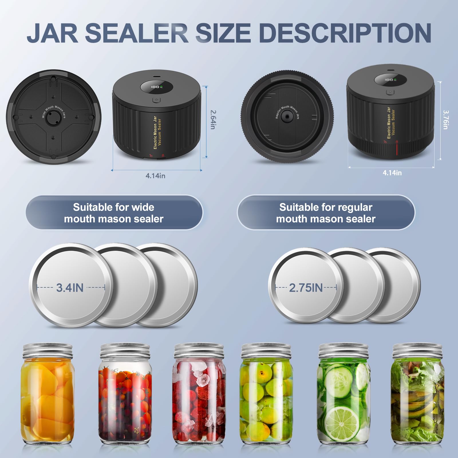 Attikbiz electric jar sealer in use enables one-handed operation.