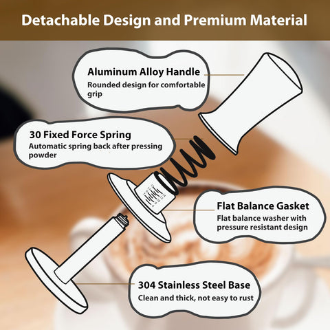 Attsky 304 stainless steel base provides durability and clean lines.