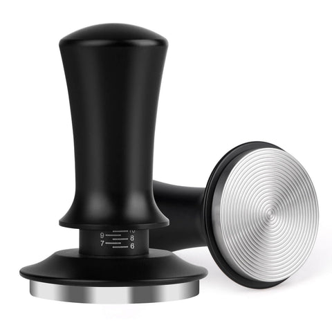 Attsky 58mm tamper base provides even pressing on the coffee bed.