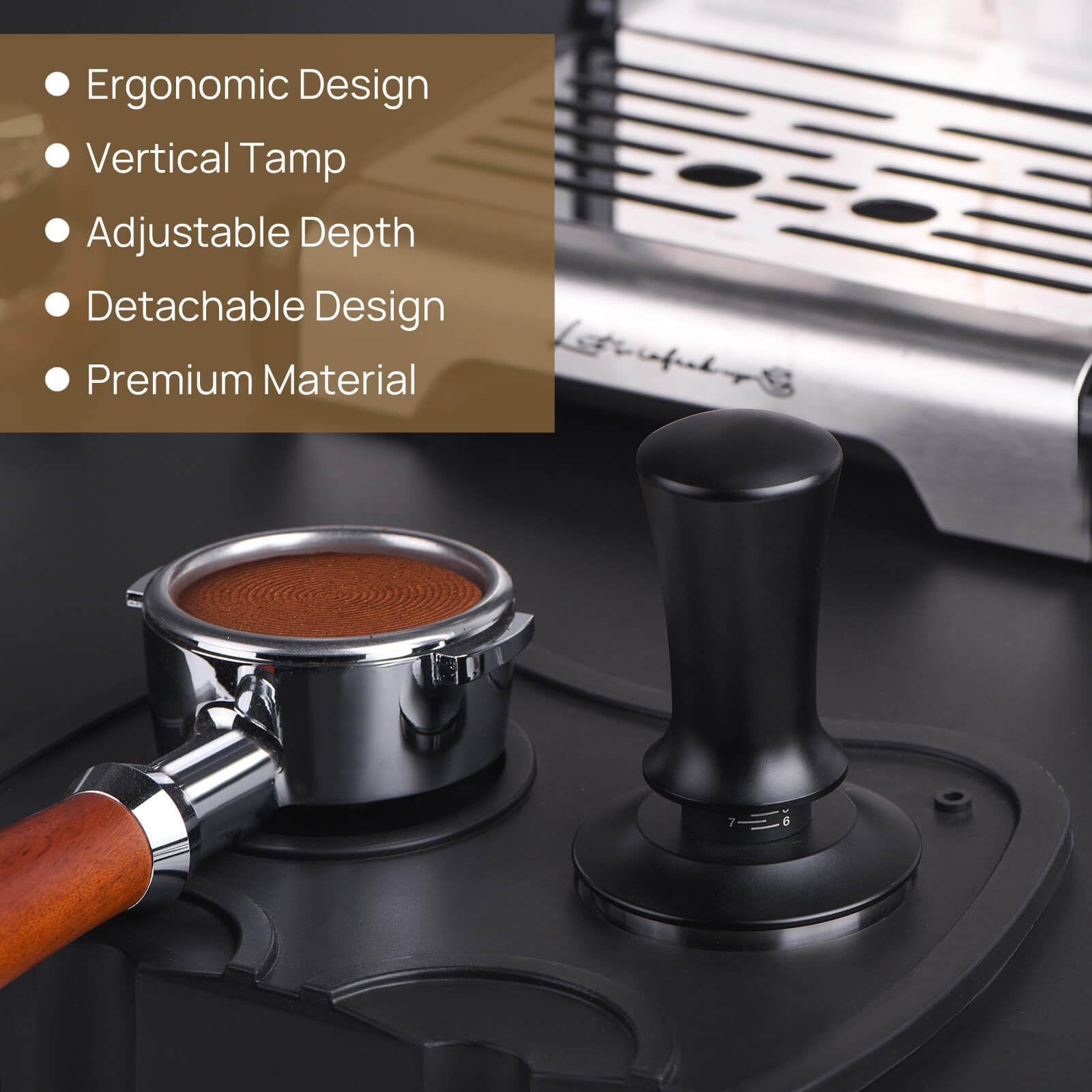 Attsky anodized aluminum handle increases wear resistance and comfort.