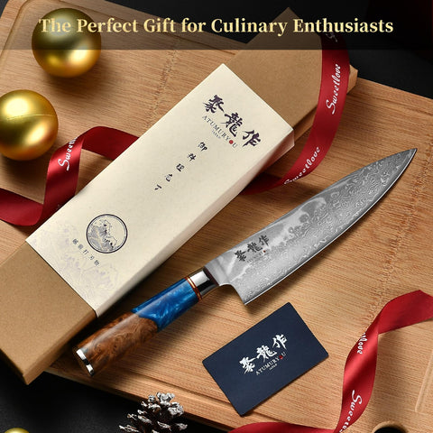 Atumuryou JPCK gift-packaging presentation for cooking enthusiasts.