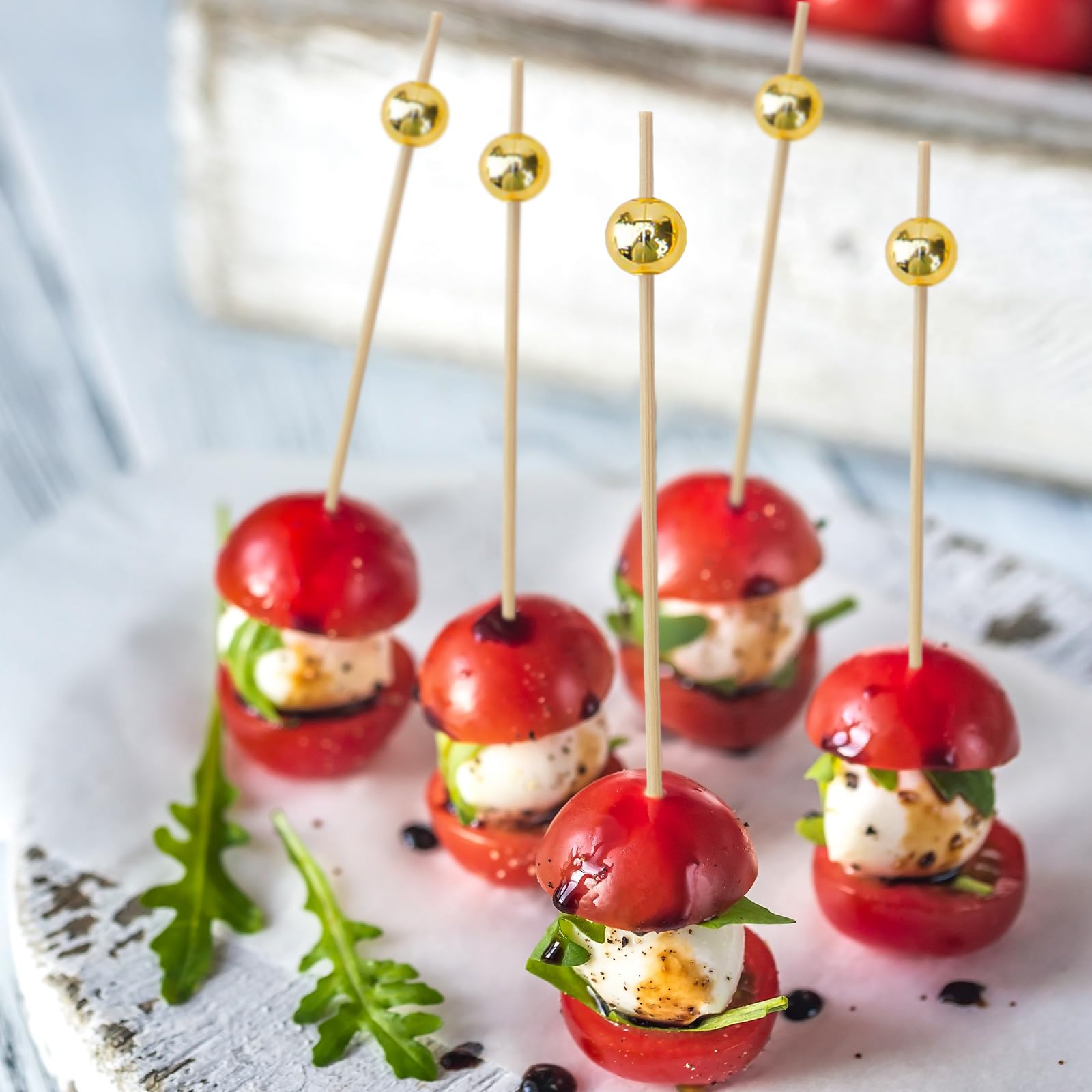 ATZNZIK decorative picks elevate party platters and buffets with quick setup.