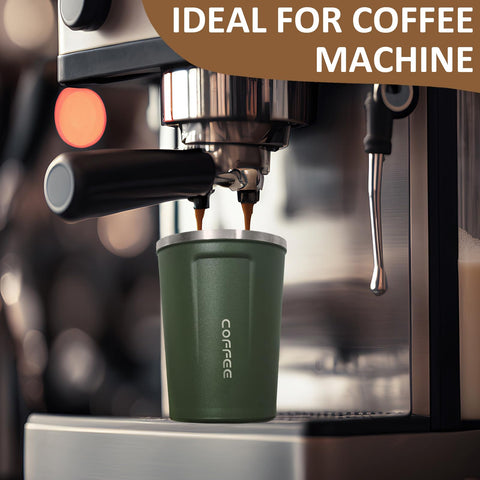 ATZNZIK flip-top lid supports one-handed sipping on the go.