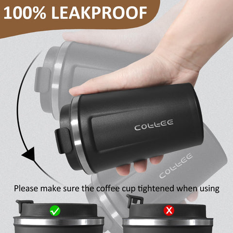 ATZNZIK leak-proof lid with silicone seal for secure travel.